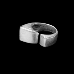Designring Ring 434-RI CONTRA Altsilberlook