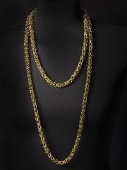 Collier Lang MING, col. oro, 155 cm 1495OR-CO Altsilberlook