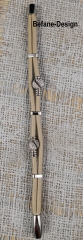 Armband Nappaleder Größe L Modell Melli 19-20 Grau-Taupe