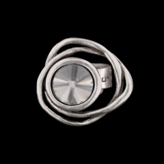 Ring GERLO, col. white 2075W-RI in Altsilber-Optik