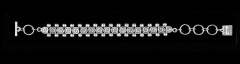 Armband ENIGMA-1 1055-AB-1 in Altsilber-Optik