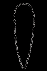 Collier Lang CARY 1184-CO-2 in Altsilber-Optik